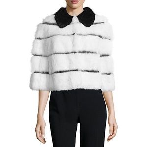 Red Valentino Rabbit Fur Bolero Jacket NWT